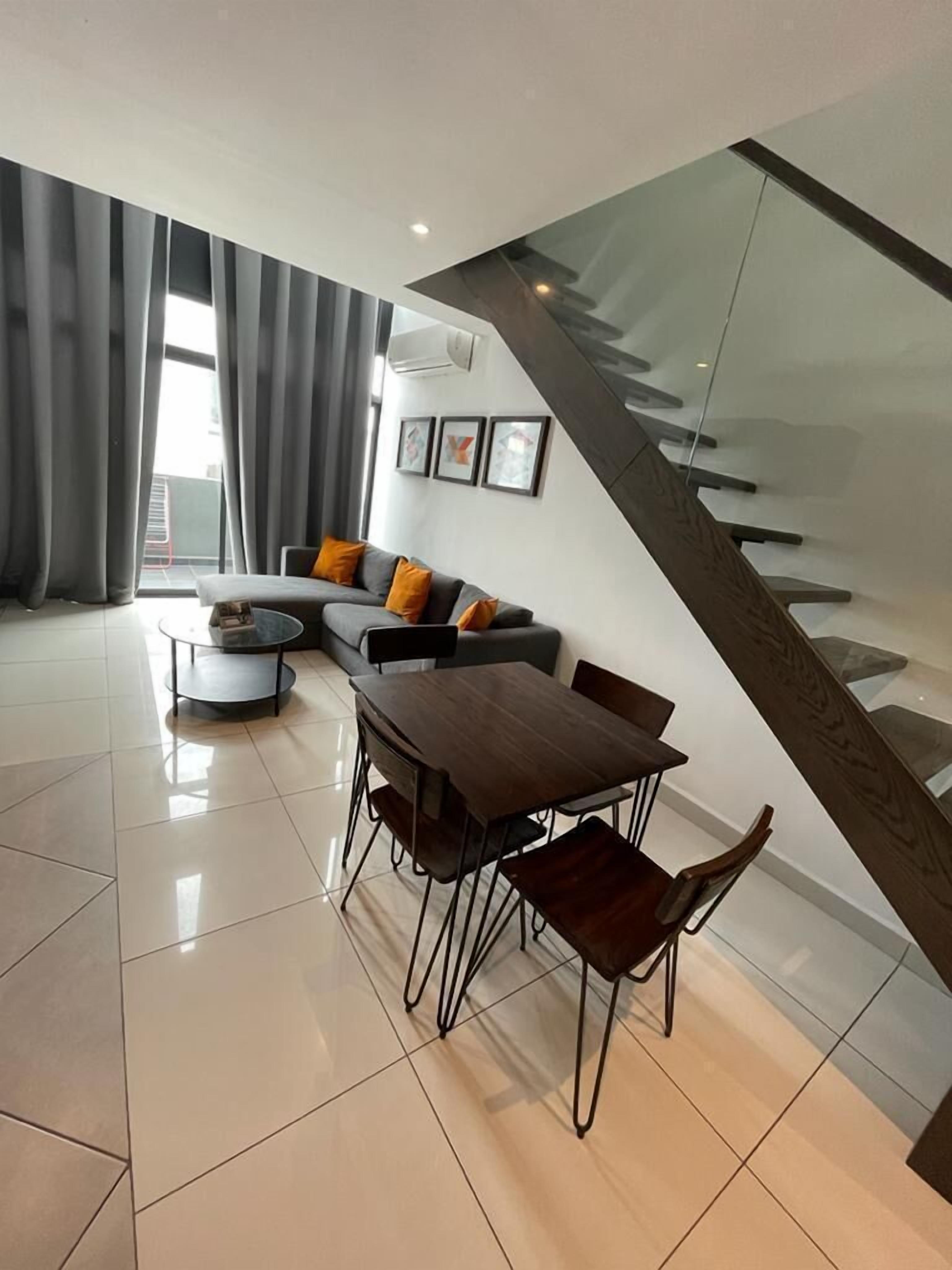 Leilighet – executive, 2 soverom, bassengutsikt | Oppholdsområde