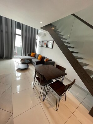 Apartemen Eksekutif, 2 kamar tidur, pemandangan kolam renang | Area keluarga