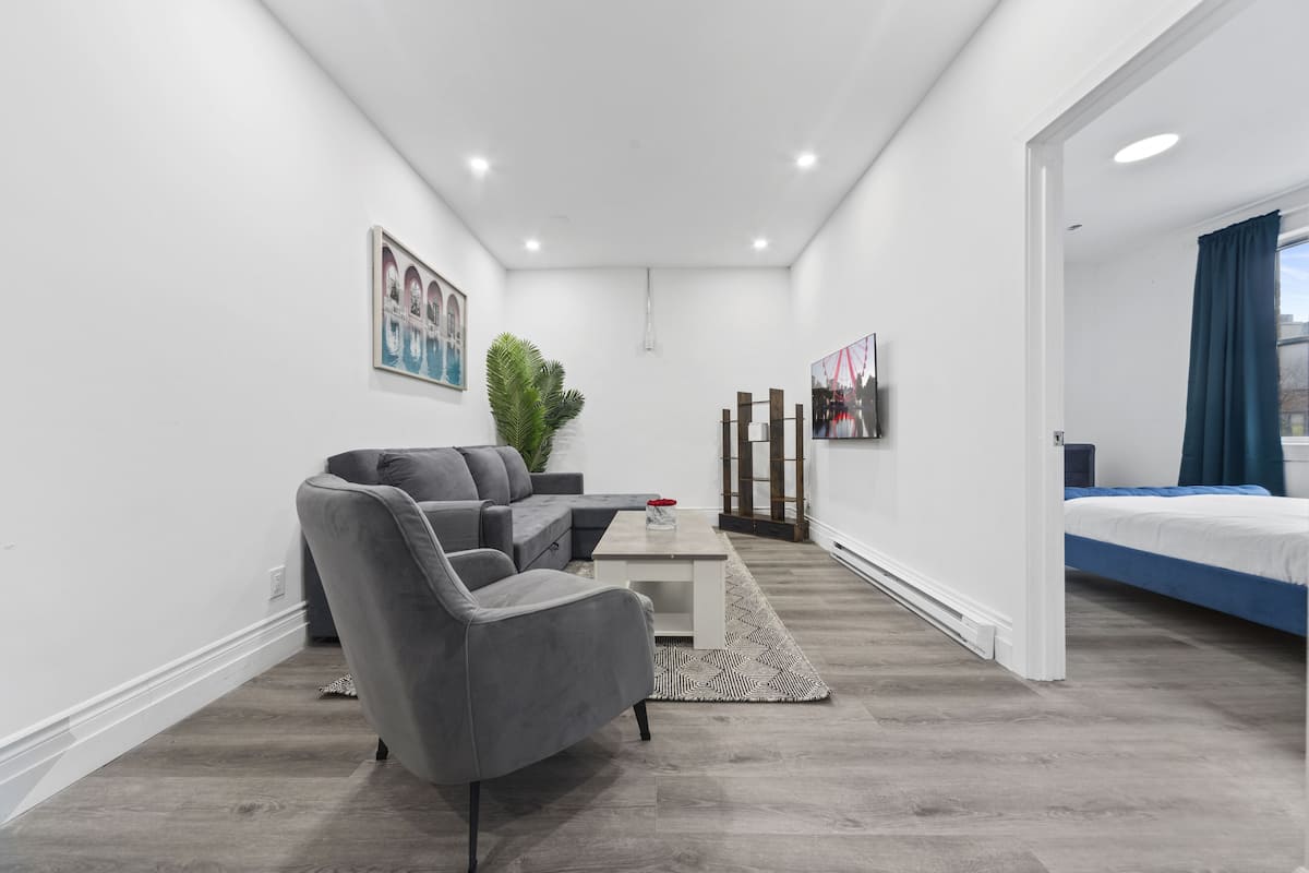 Premium-Apartment | 1 Schlafzimmer, Schreibtisch, laptopgeeigneter Arbeitsplatz