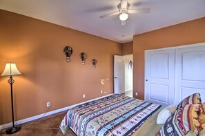3 bedrooms, iron/ironing board, travel crib, free WiFi