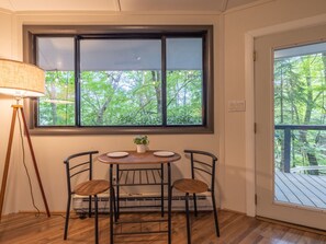 Dining - Whimsical Mountain Roundhouse Among the Trees (mars hill)