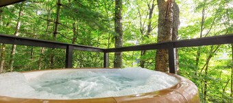 Whimsical Mountain Roundhouse Among the Trees