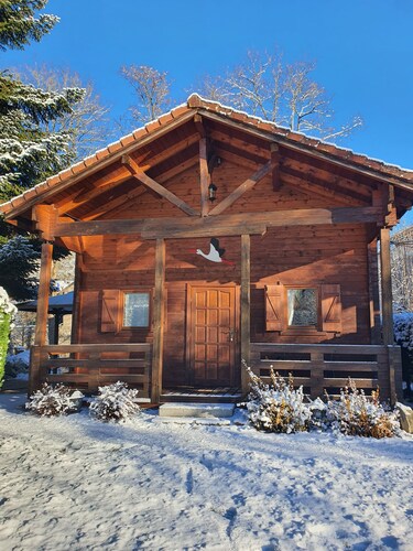 Chalet bois Munster in Alsace close to shops-tourism-Colmar