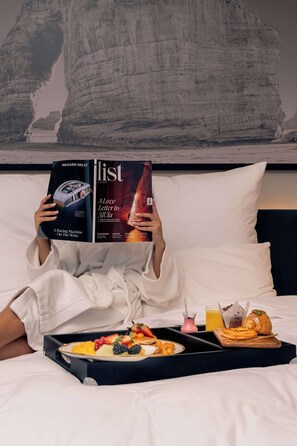 Ropa de cama hipoalergénica y minibar 