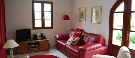 Smart-TV, DVD-Player, Bücher, Videothek