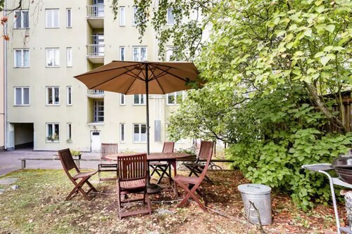 Zen Apt with Garden in Trendy Kallio Neighborhood