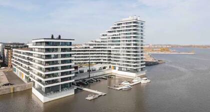 Luxury penthouse with stunning sea views & sauna