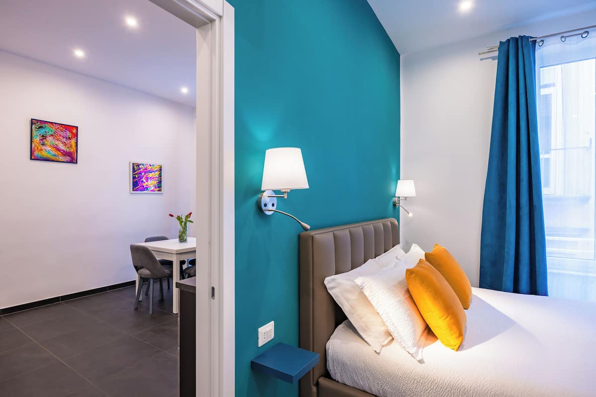 City Apartment | 1 bedroom, down comforters, memory foam beds, in-room safe