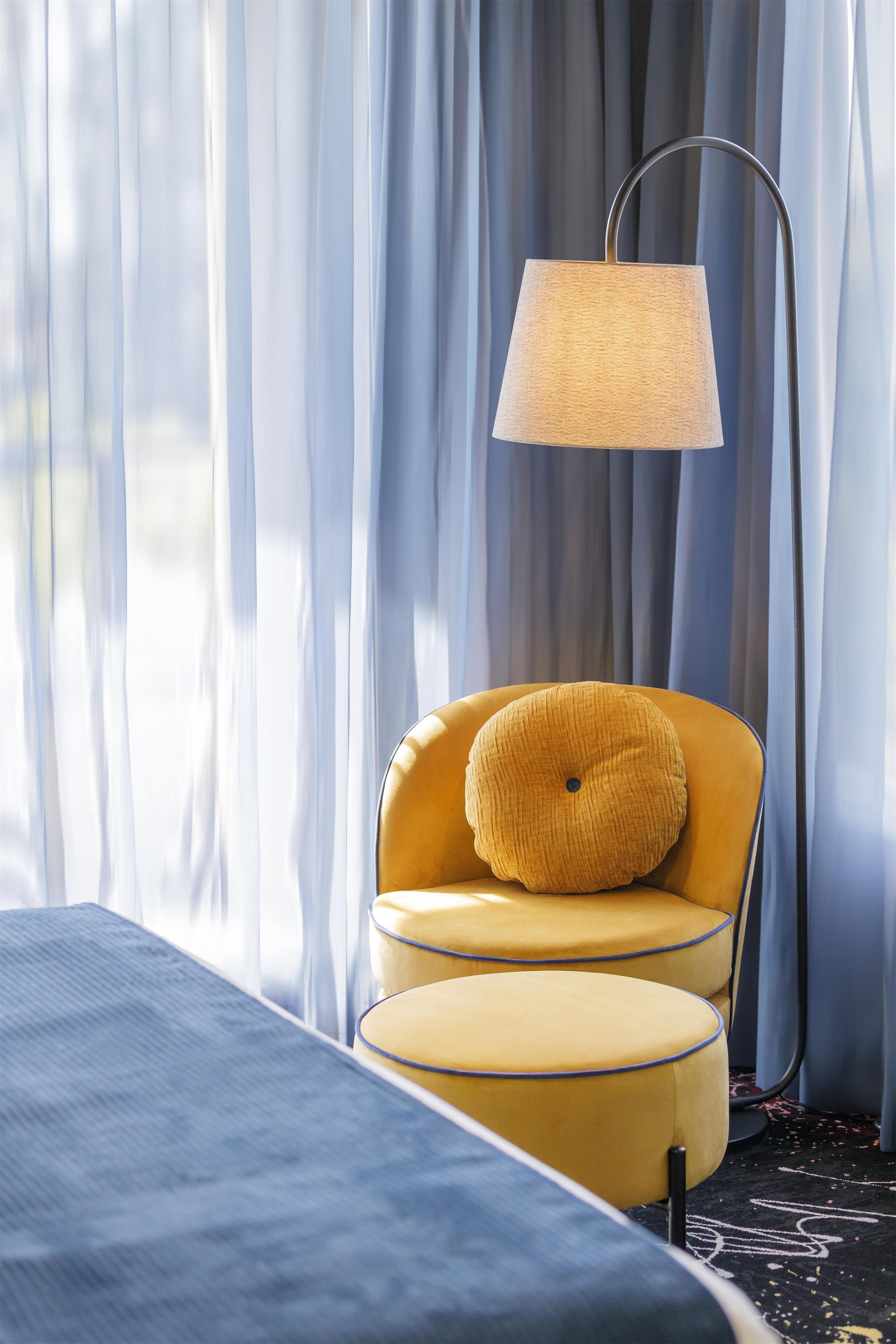 In-room safe, desk, laptop workspace, blackout curtains