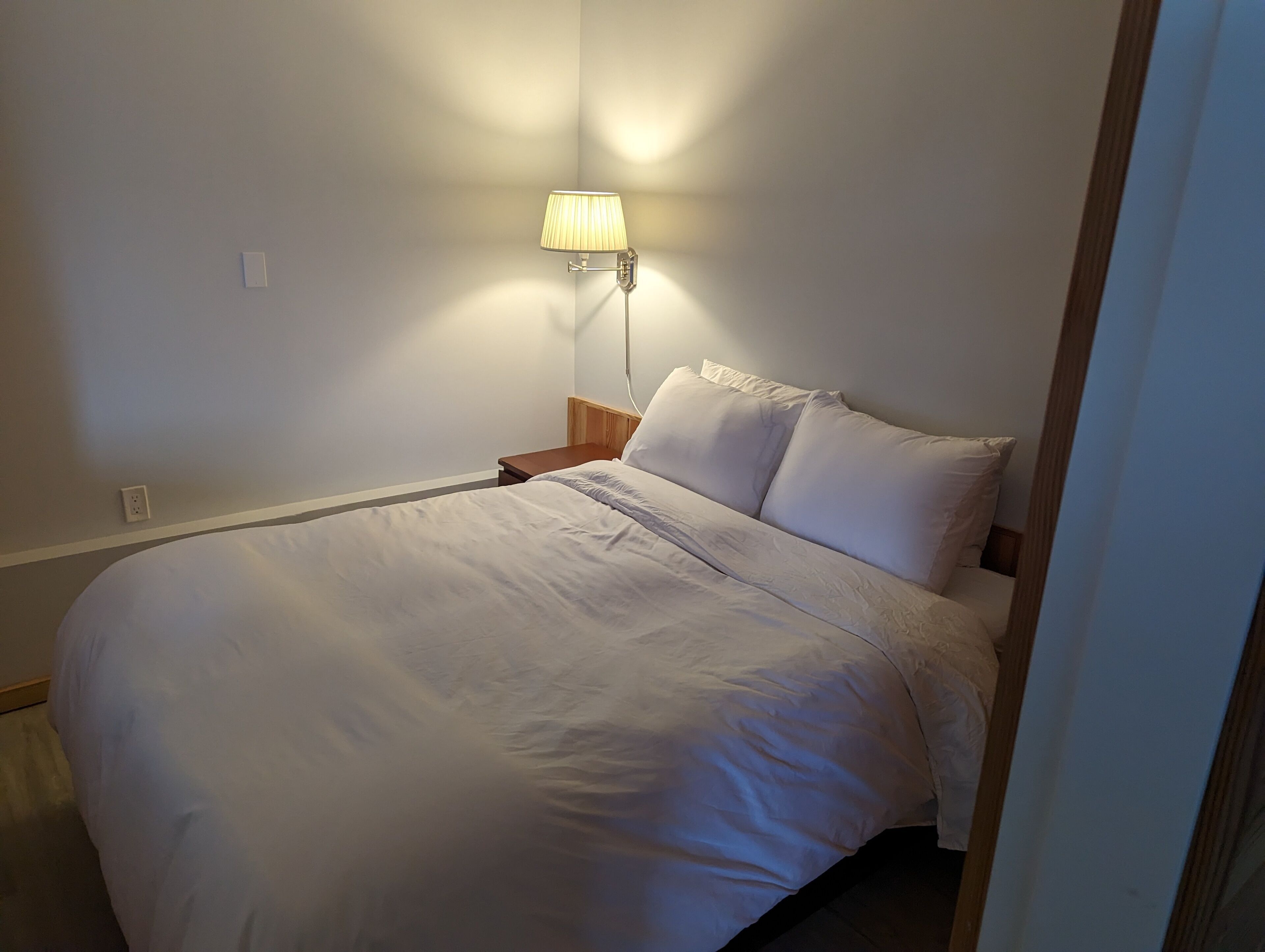 1 bedroom, desk, laptop workspace, iron/ironing board