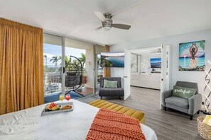 2 bedrooms, iron/ironing board, travel crib, WiFi