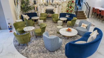 Siddeområde i lobbyen
