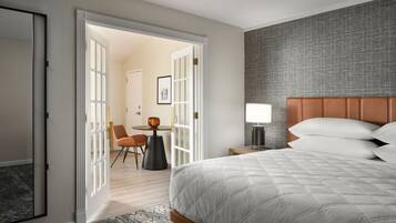 Premium bedding, down duvets, pillow-top beds, in-room safe