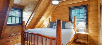 Hemlock Log Cabin on 5 Secluded Acres