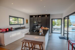 Fridge, oven, toaster