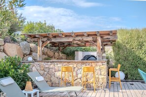 Property grounds - Villa Terra Bella heated pool and sea view (PROPRIANO)