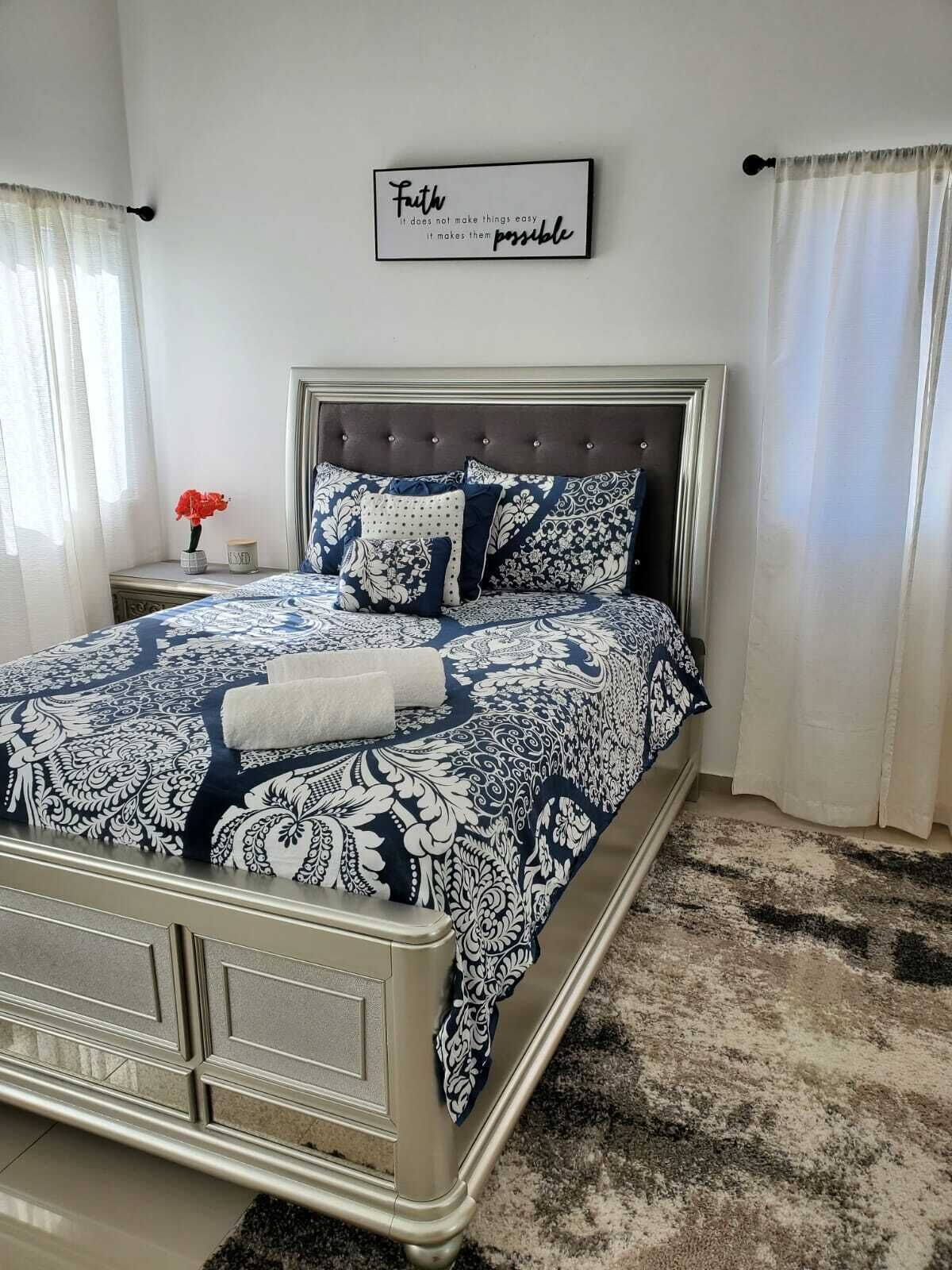 4 bedrooms, iron/ironing board, free WiFi, bed sheets