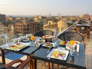 منظر من الجو على ارتفاع عالٍ