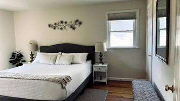 3 chambres, coffre-fort, bureau, fer et planche à repasser