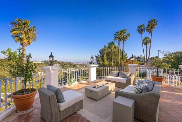 Luxury House, Multiple Beds, Pool Access, Pool View (Stradella Spanish) | Terrace/patio