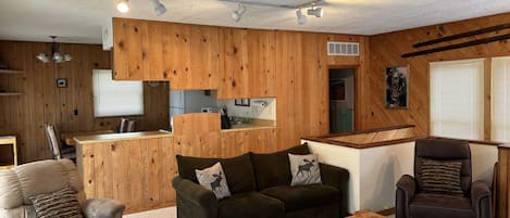 智能電視、壁爐、書籍