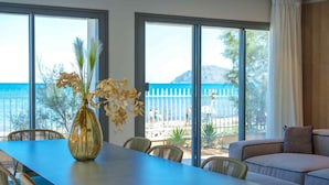 Dining - Brand new house on the beach with panoramic views and a pool (Son Serra de Marina)