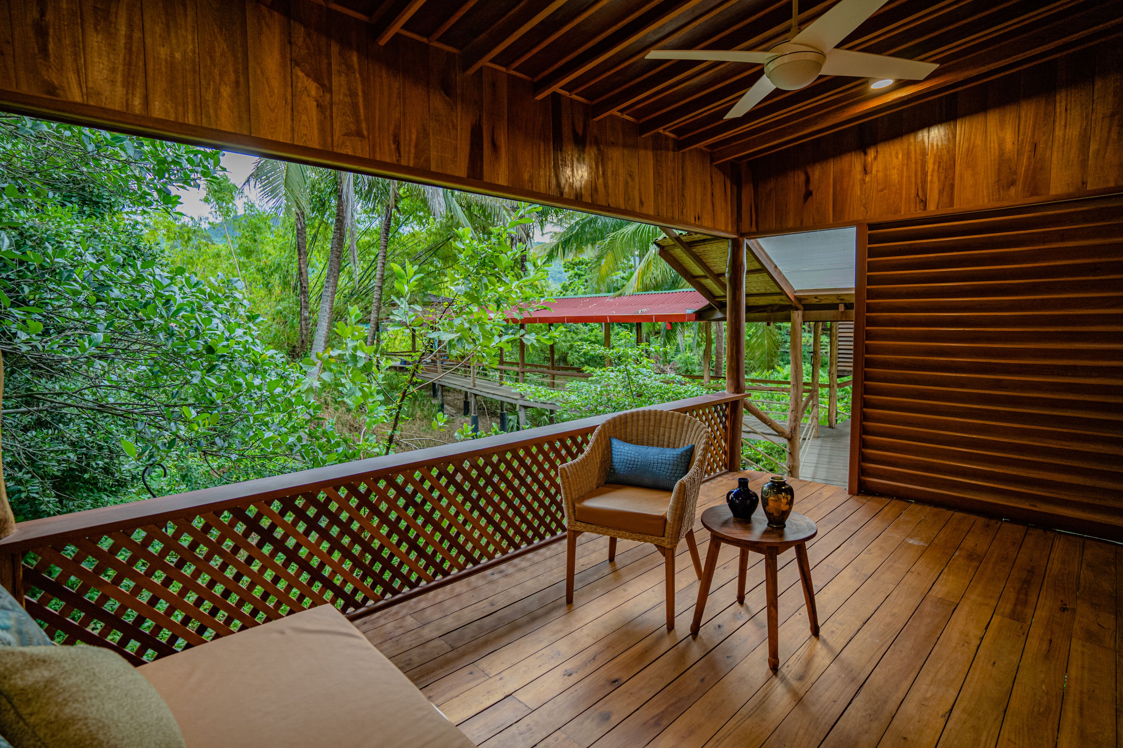 42-inch flat-screen TV with cable channels, TV