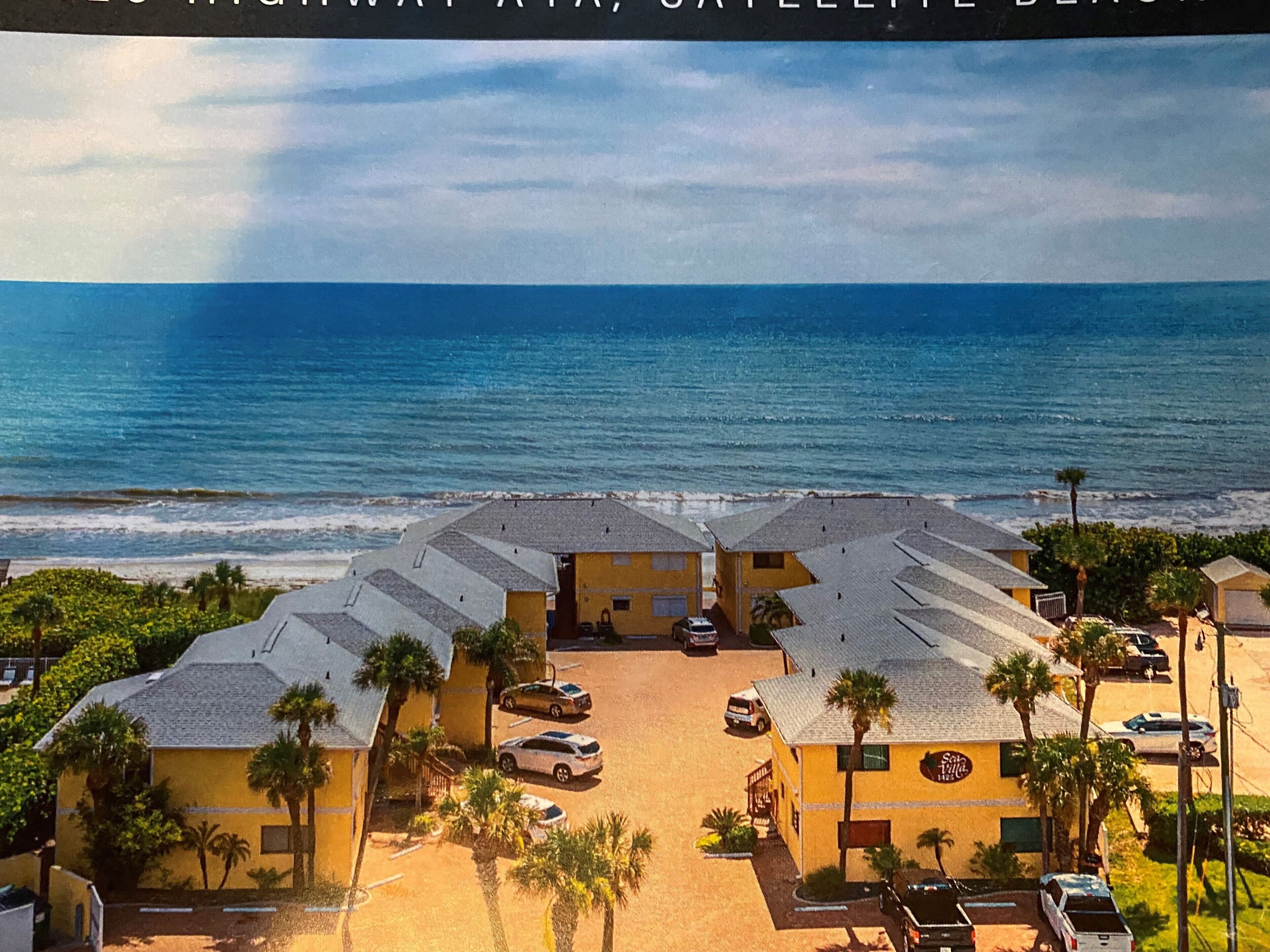 Beach Front Condo with Ocean View and Great Community Deck on the Space Coast!