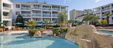 Indoor pool, outdoor pool