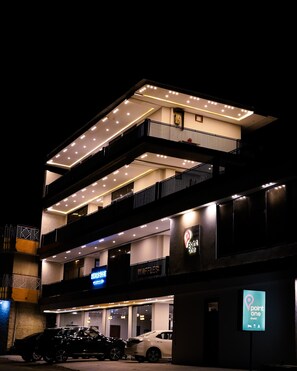 Voorkant van accommodatie