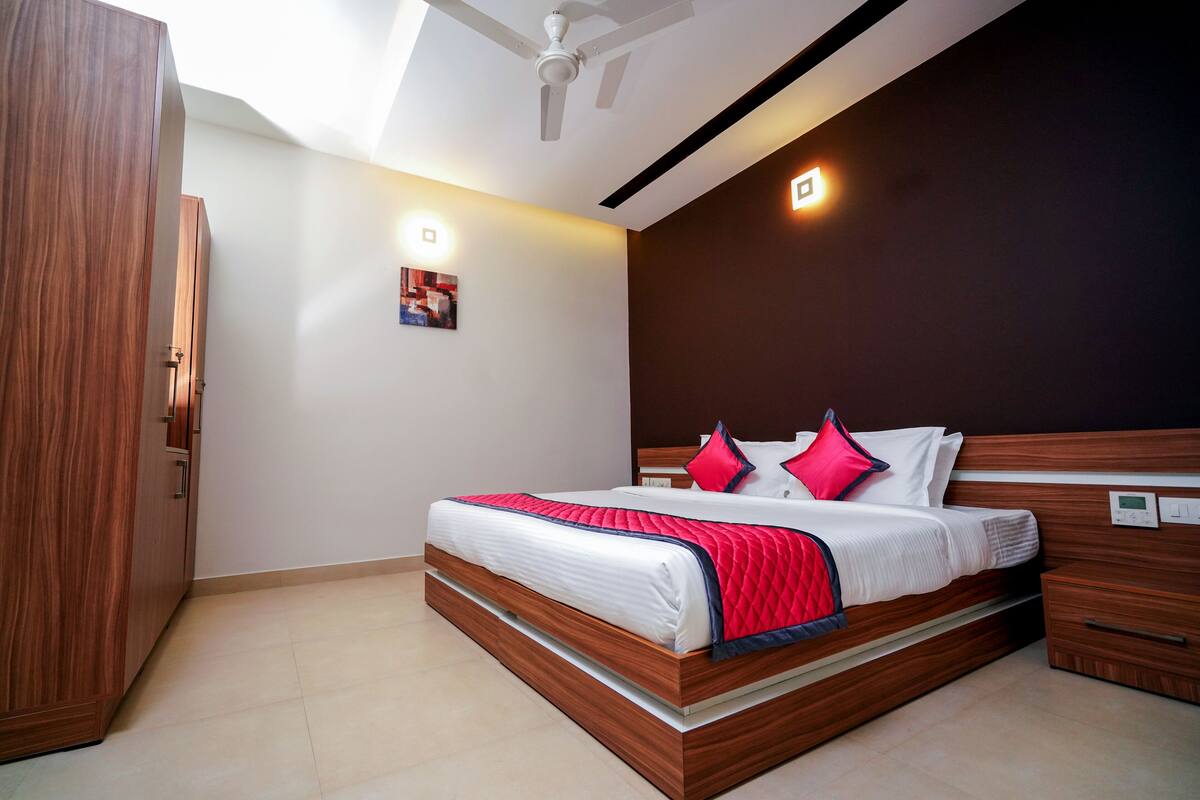 Basic Apartment | Peti besi dalam bilik, Wi-fi percuma, cadar katil 