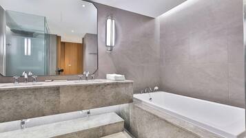Suite Twin Rooftop | Down comforters, individually decorated, individually furnished