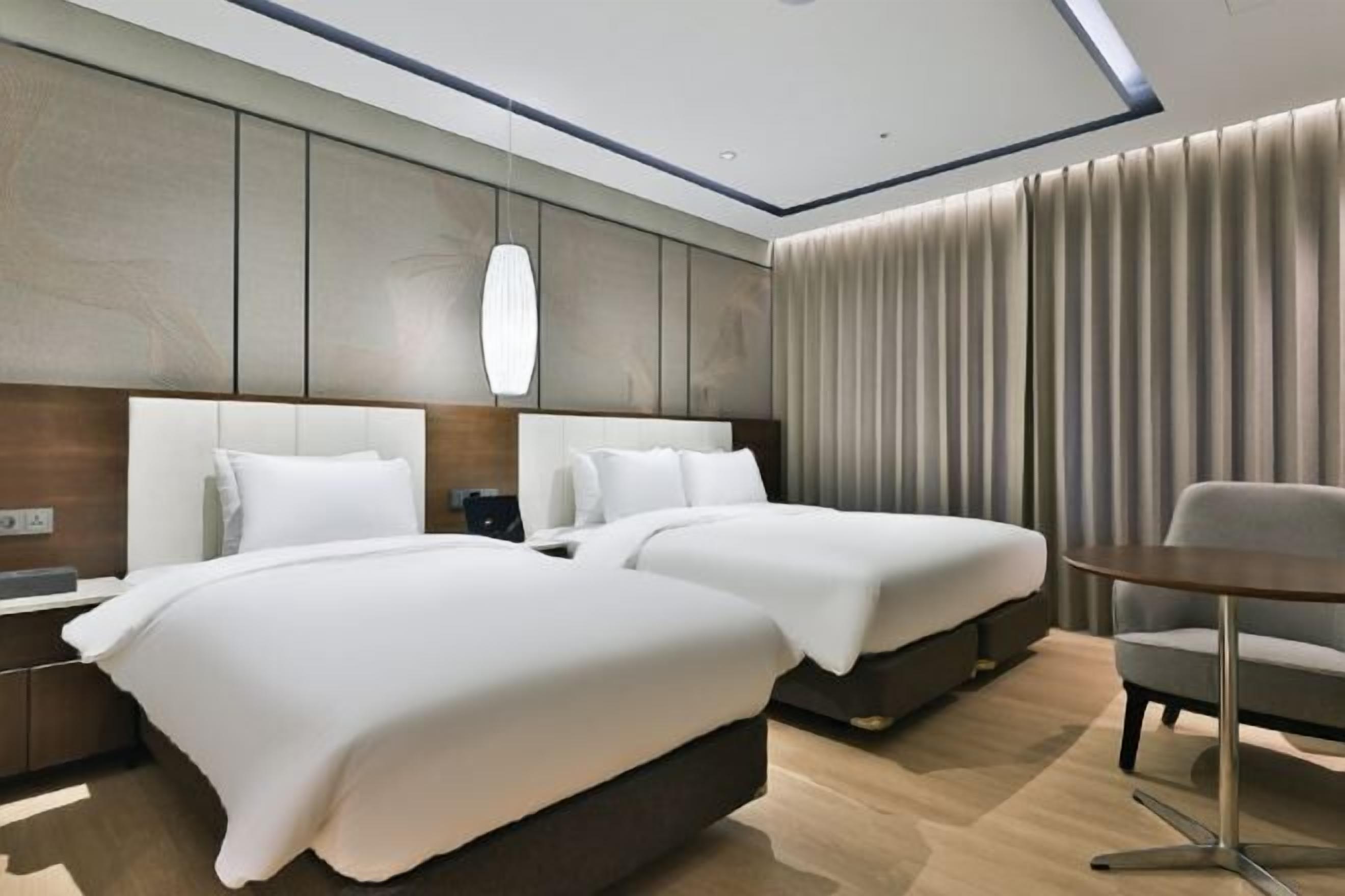 Down comforters, individually decorated, individually furnished