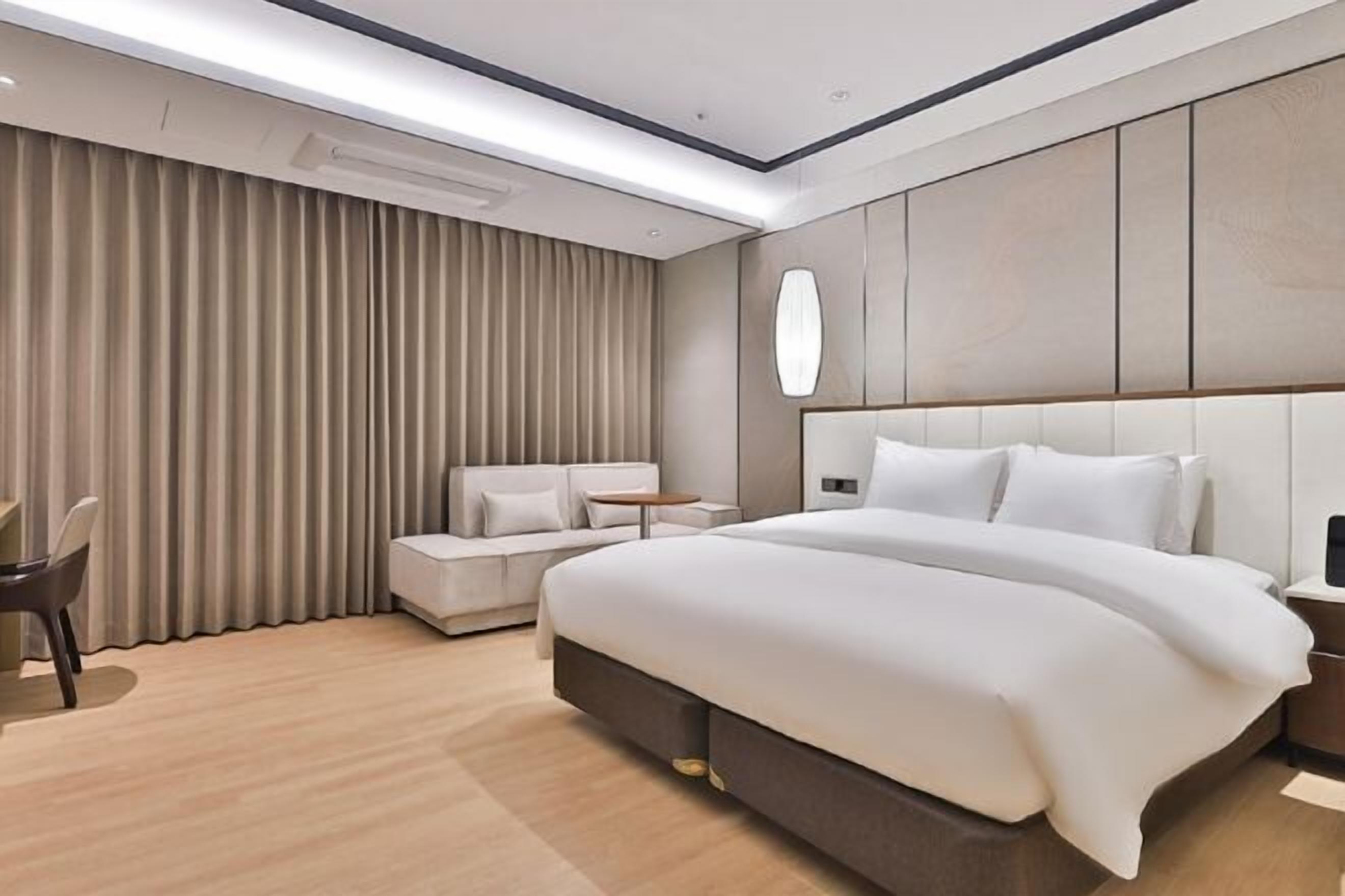 Down comforters, individually decorated, individually furnished