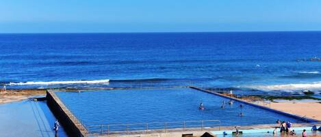 Beach nearby, white sand