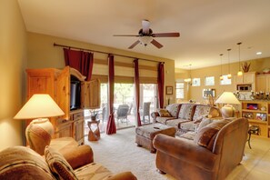 Televisión y reproductor de DVD 