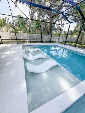 Opvarmet pool