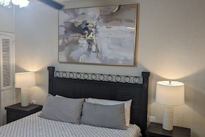 2 bedrooms, iron/ironing board