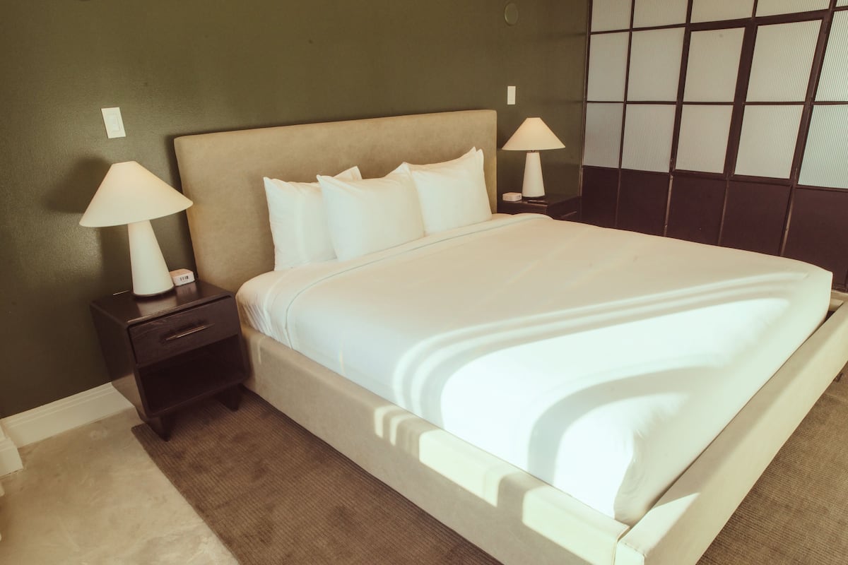 Ocean King w/Roll-in Shower | Premium bedding, individually furnished, iron/ironing board, free WiFi