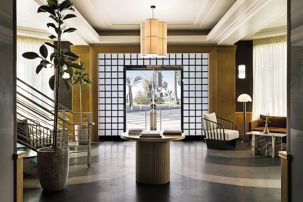 Siddeområde i lobbyen