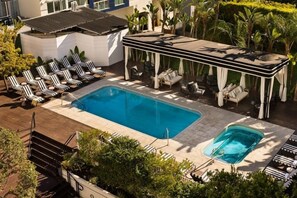 Outdoor pool, open 8:00 AM to 10:00 PM, cabanas (surcharge) - The Eden (Santa Monica)