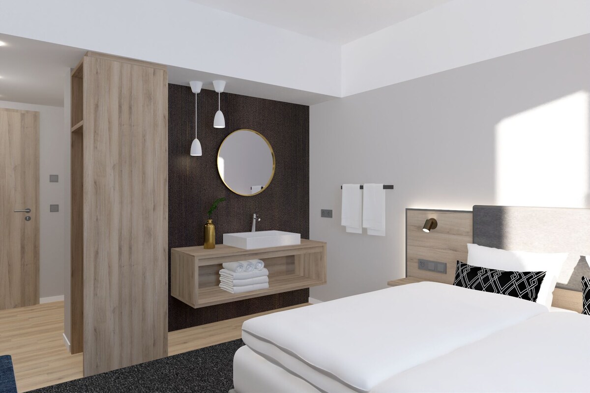Blackout curtains, soundproofing, free WiFi, individually decorated