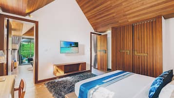 1 Bedroom Pool Villa | 1 Schlafzimmer, Bettwäsche aus ägyptischer Baumwolle