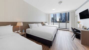 Executive Room, Multiple Beds, Non Smoking, City View