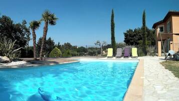 AuĂenpool, beheizter Pool