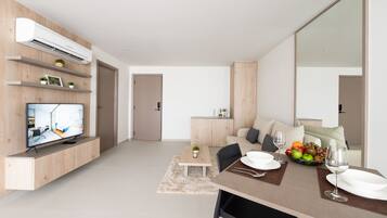 Habitación Deluxe, 1 habitación | Sábanas de algodón egipcio y ropa de cama de alta calidad