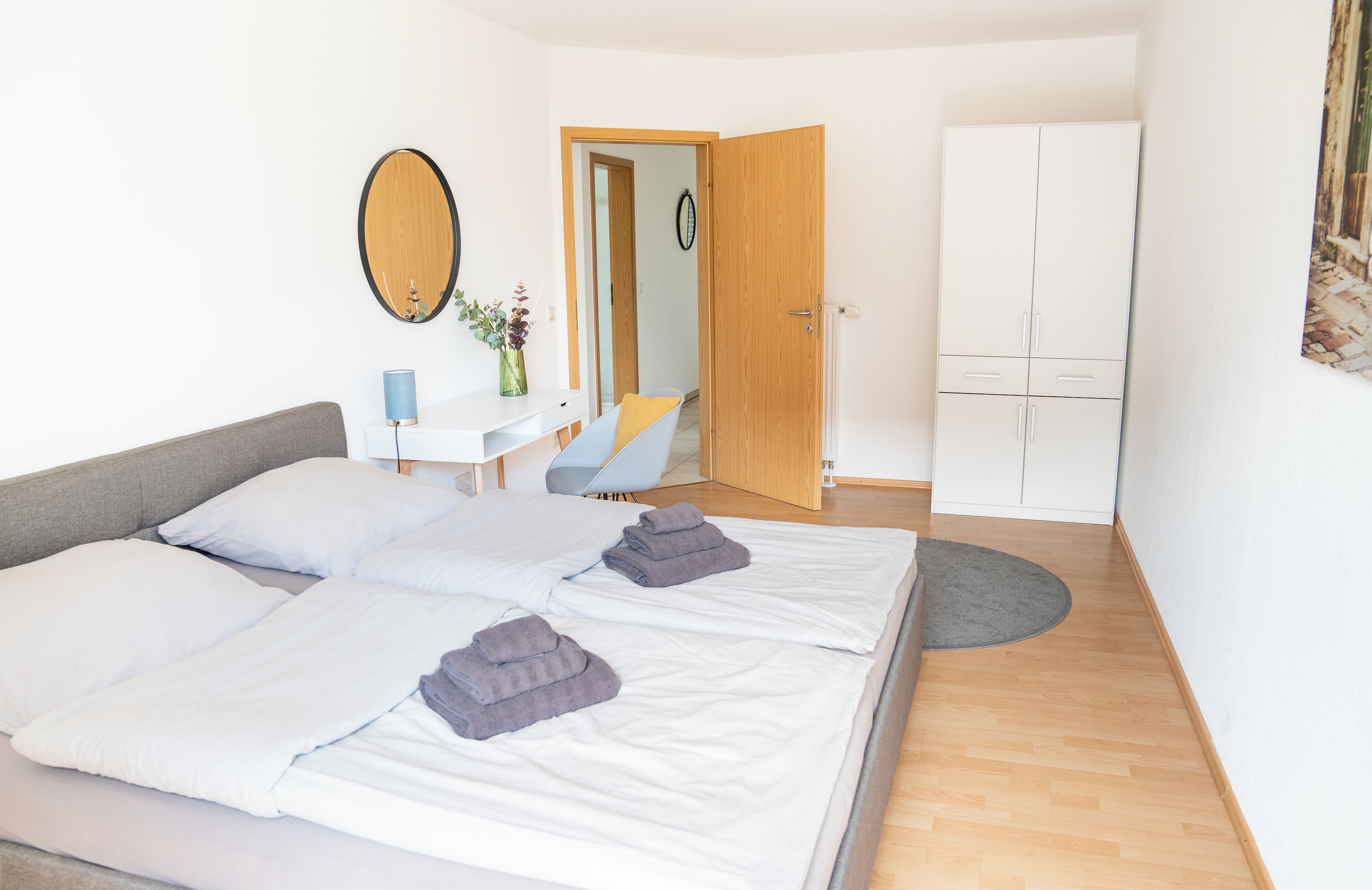 1 Schlafzimmer, Schreibtisch, Reisekinderbett, kostenloses WLAN