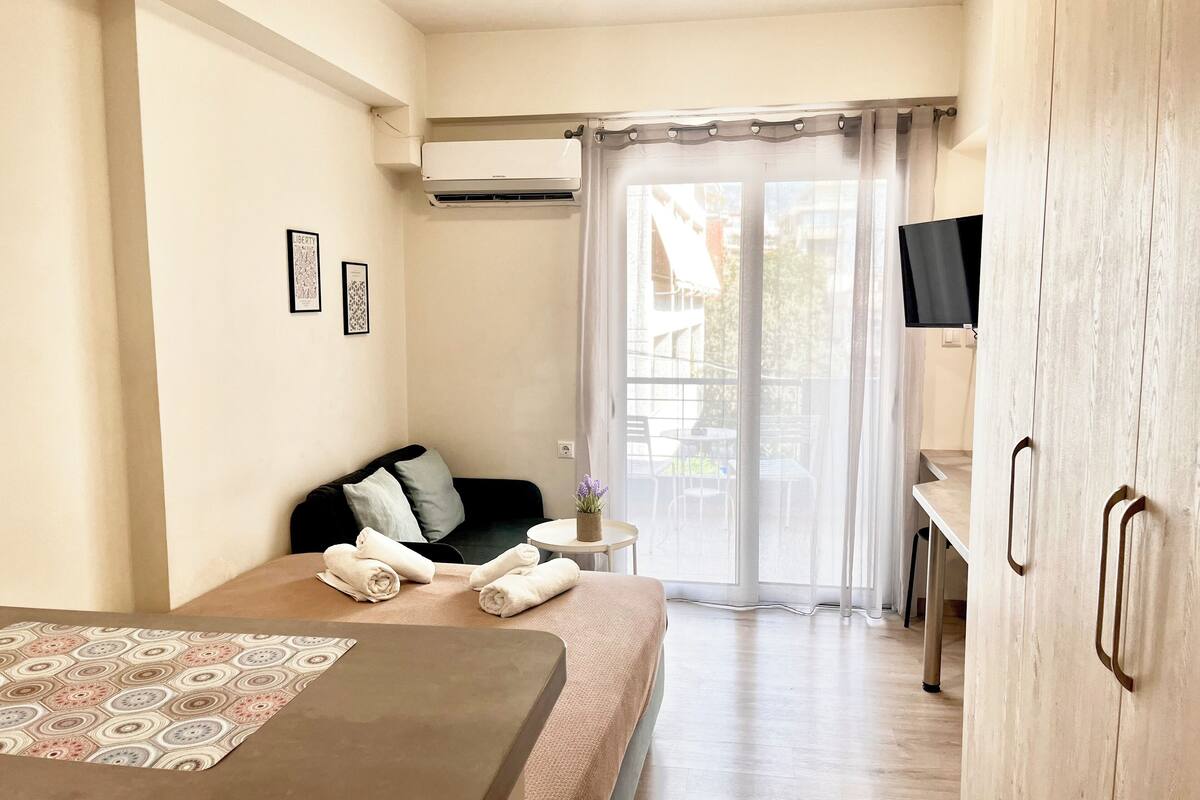 Studio (B2) | Literie de qualité supérieure, surmatelas, décoration personnalisée