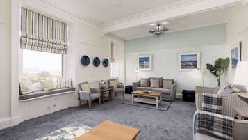 TV, DVD player, stereo