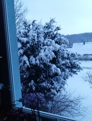 Uitzicht vanuit accommodatie